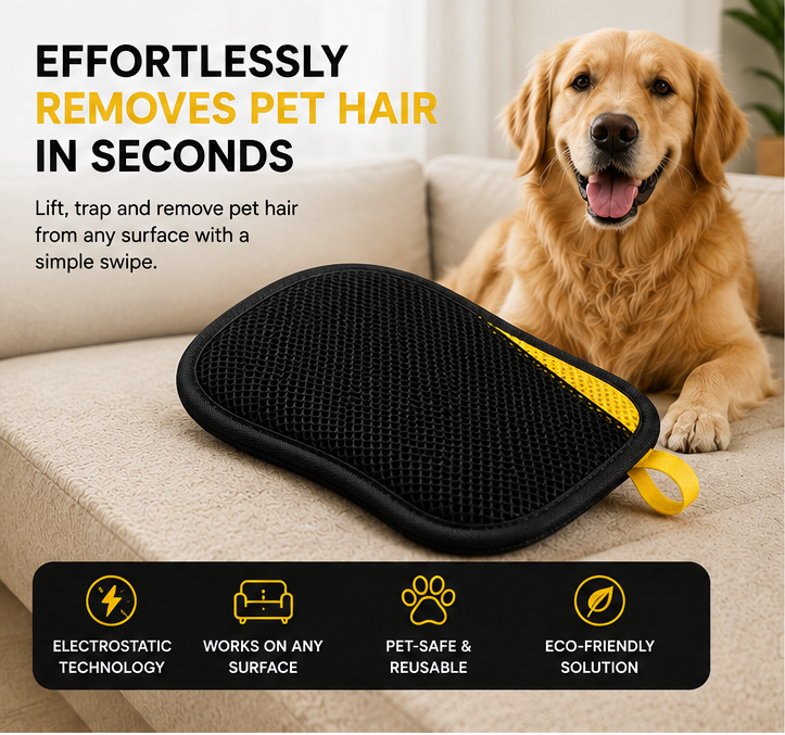 Pet Hair Remover Pro – Reusable Fur Cleaning Glove